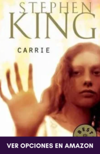 portada de la novela: Carrie, de stephen king
