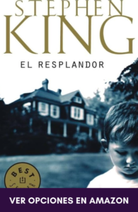 portada de la novela "el resplandor" de Stephen King